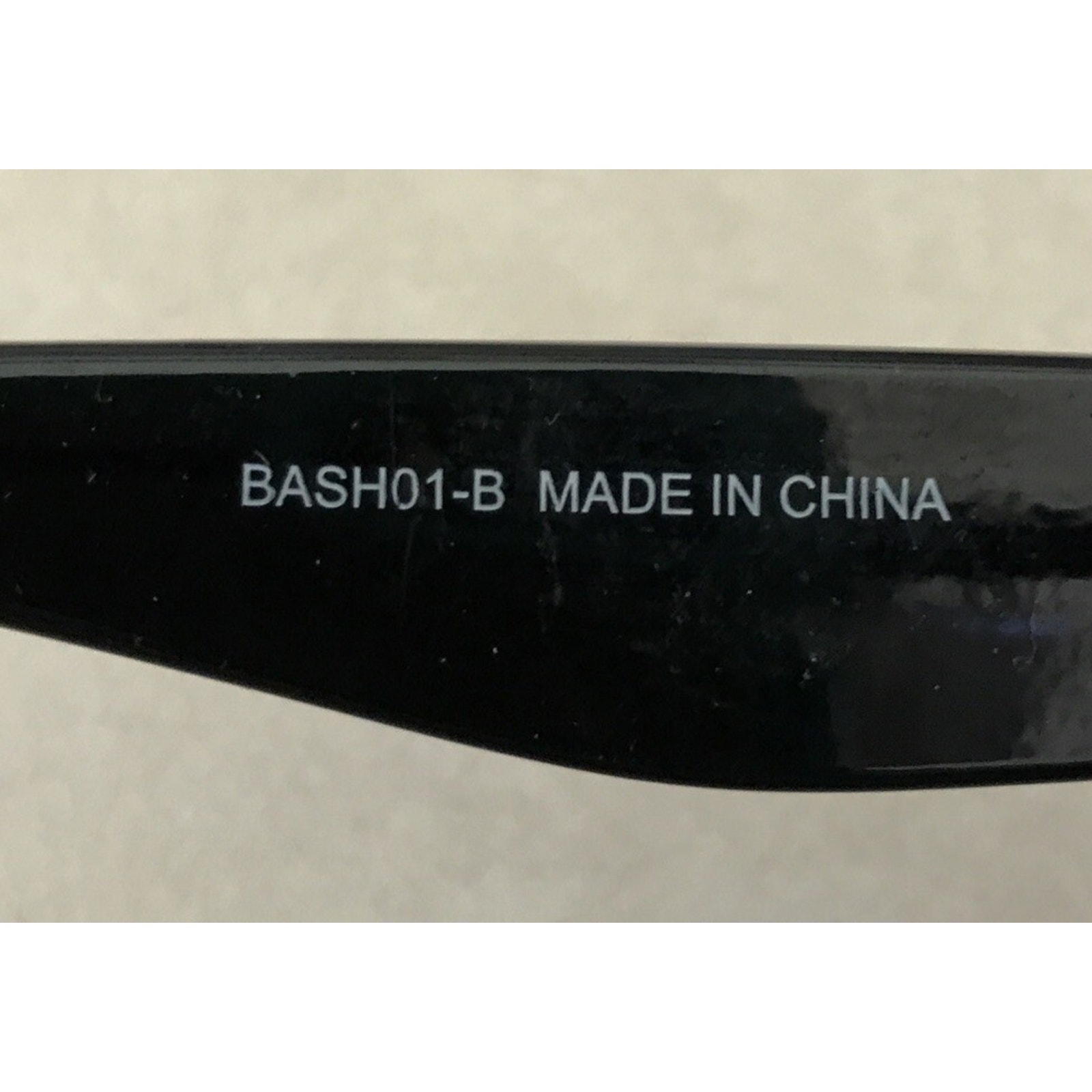 Mure + Grand Bash Block Black Retro Mod Square Frame Sunglasses Bash01-B — image 3 of 5